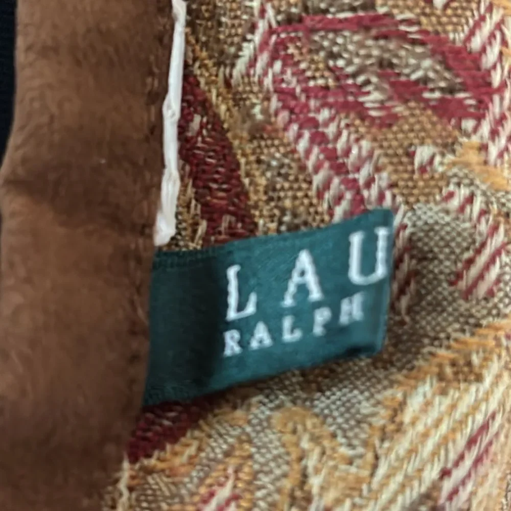 Lauren Ralph Lauren Gold, Brown, and Rust Paisley Accent Pillow - Qty 5